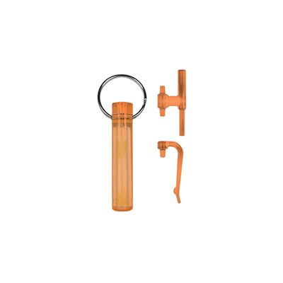 GEAR AID Ni Glo 2” Glowing Keychain - Orange